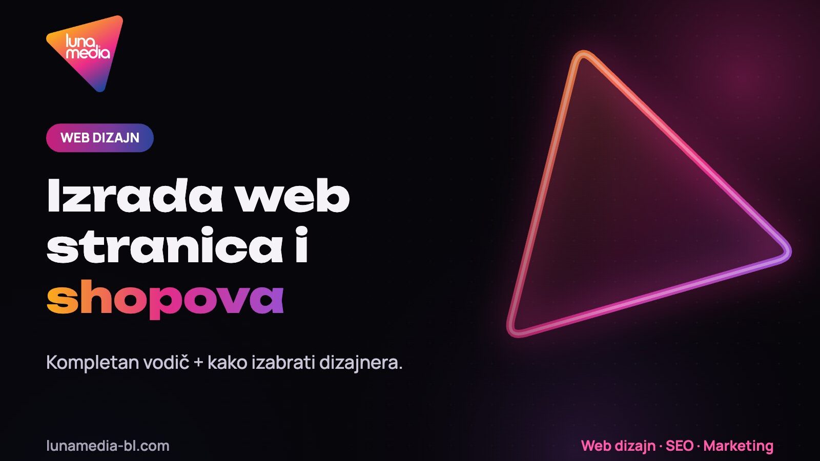 Izrada web stranica i web shopova – kompletan vodič LunaMedia