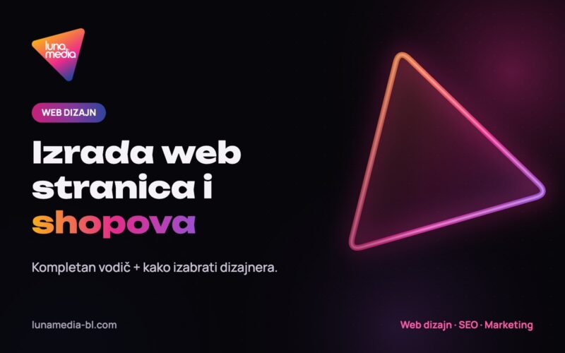 Izrada web stranica i web shopova – kompletan vodič LunaMedia