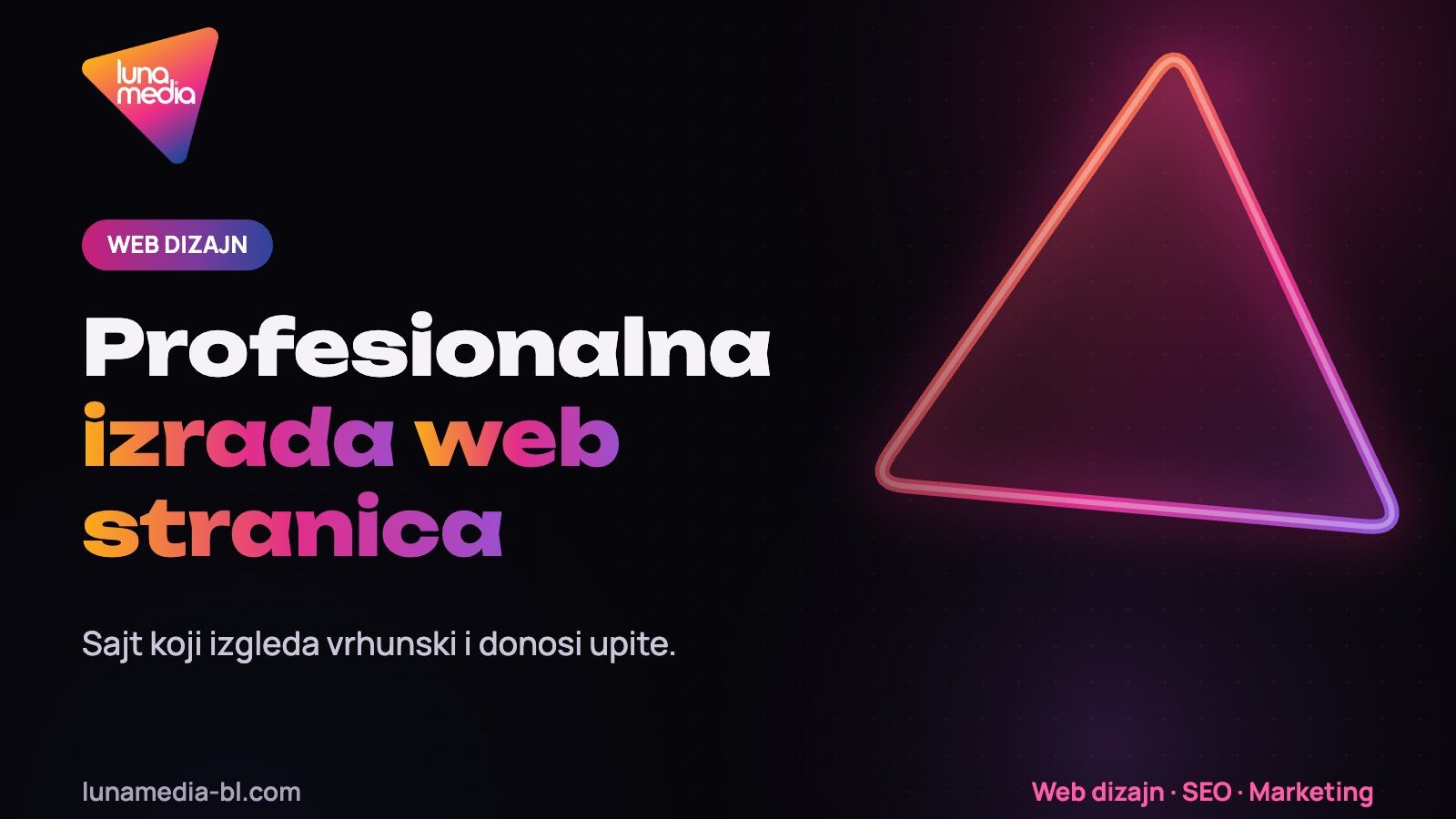 Profesionalna izrada web stranica Banja Luka – LunaMedia