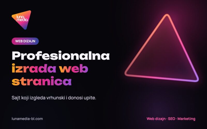 Profesionalna izrada web stranica Banja Luka – LunaMedia